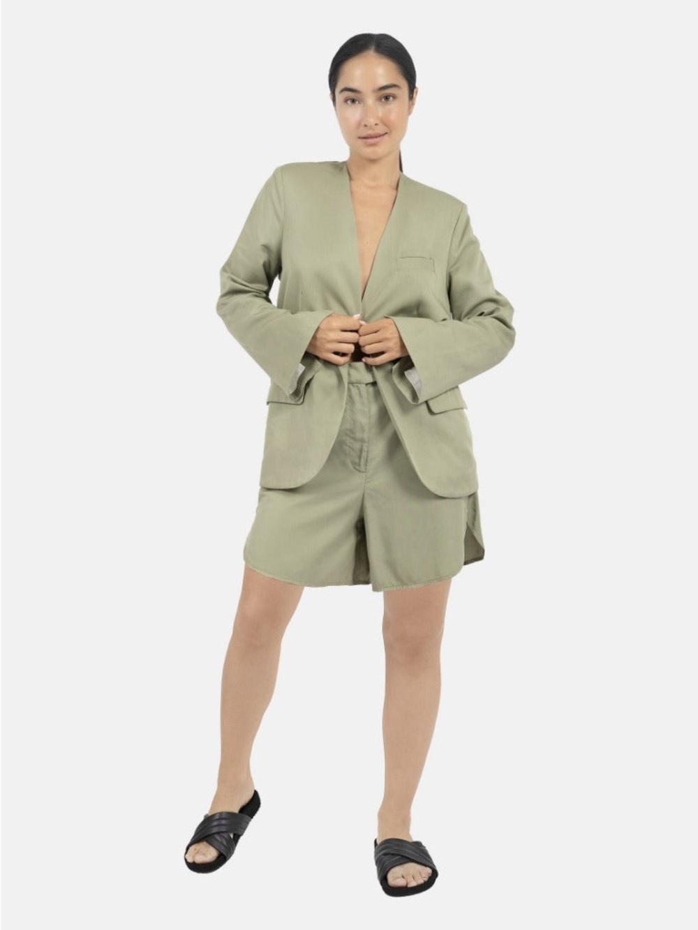 1 People Auckland Blazer -Sage